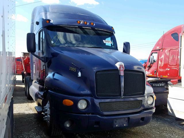 1XKTDB9X68J227278 - 2008 KENWORTH CONSTRUCTI BLUE photo 1