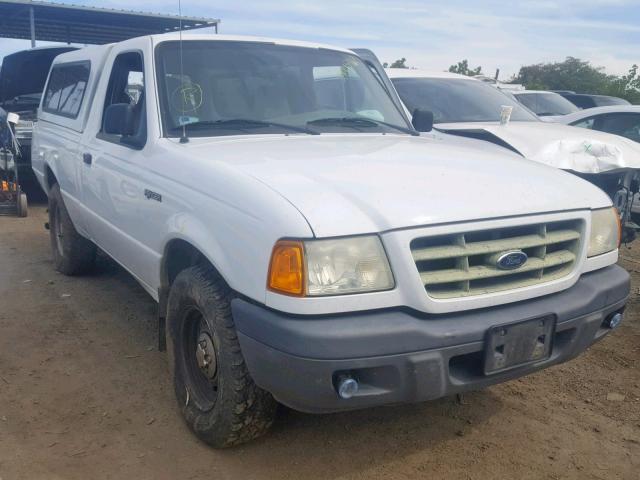 1FTYR10D22PA63614 - 2002 FORD RANGER WHITE photo 1