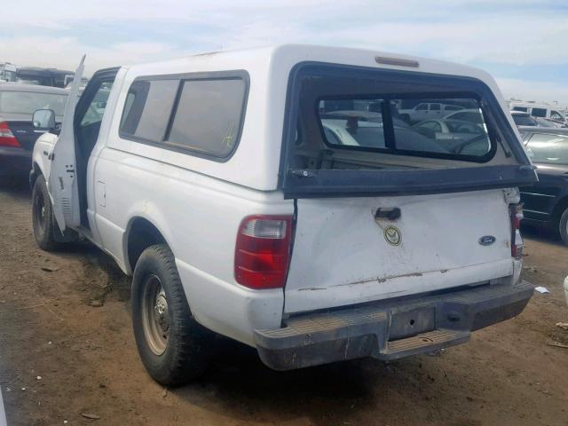 1FTYR10D22PA63614 - 2002 FORD RANGER WHITE photo 3