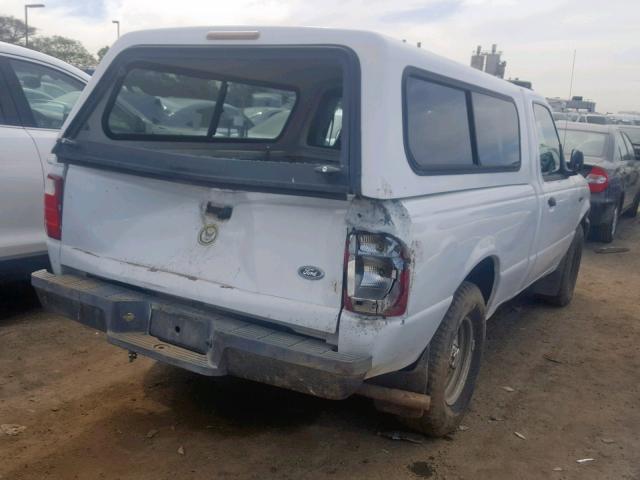 1FTYR10D22PA63614 - 2002 FORD RANGER WHITE photo 4