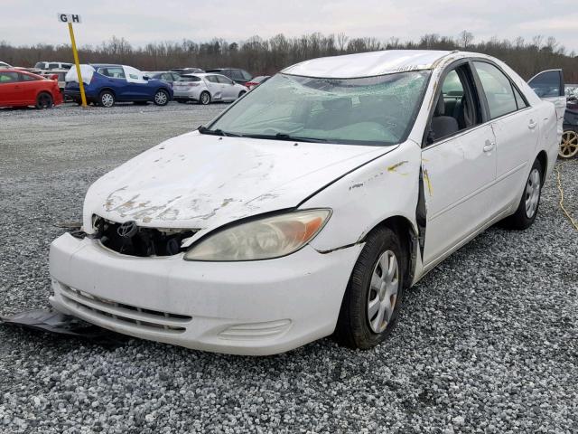 4T1BE32K92U074096 - 2002 TOYOTA CAMRY LE WHITE photo 2