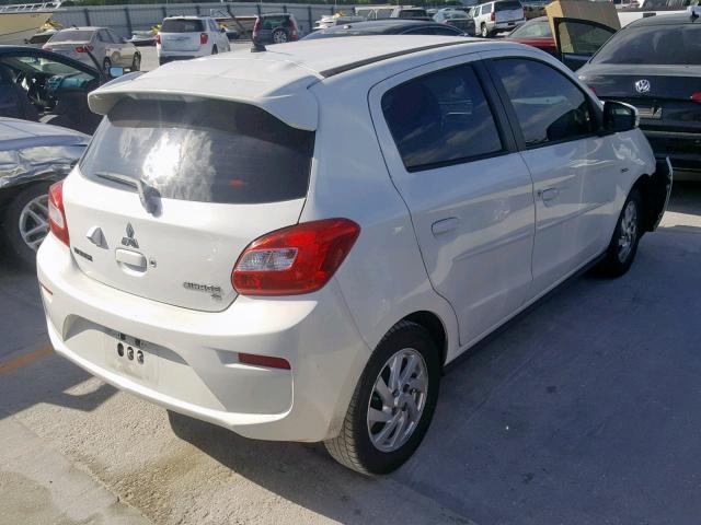 ML32A4HJ9HH004283 - 2017 MITSUBISHI MIRAGE SE WHITE photo 4