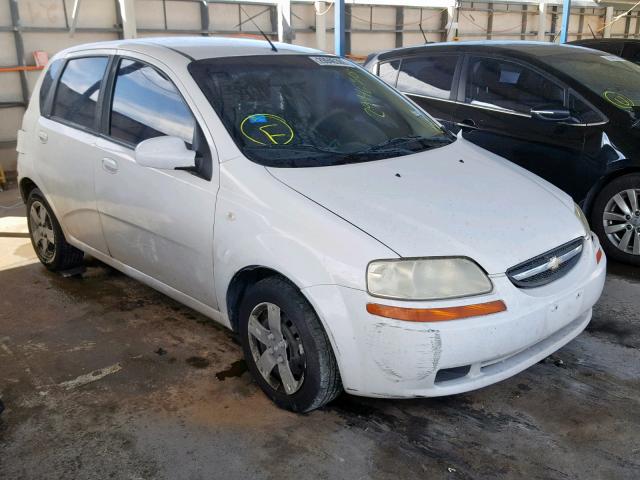 KL1TD66668B084784 - 2008 CHEVROLET AVEO BASE Ақ фото 1