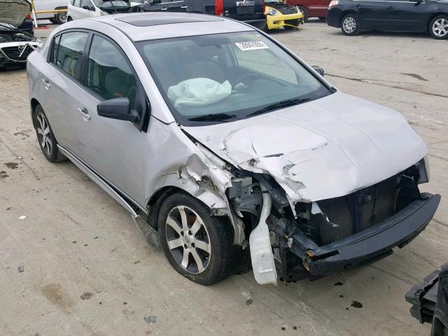 3N1AB6APXCL743742 - 2012 NISSAN SENTRA 2.0 SILVER photo 1