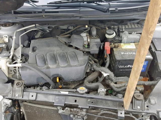 3N1AB6APXCL743742 - 2012 NISSAN SENTRA 2.0 SILVER photo 7