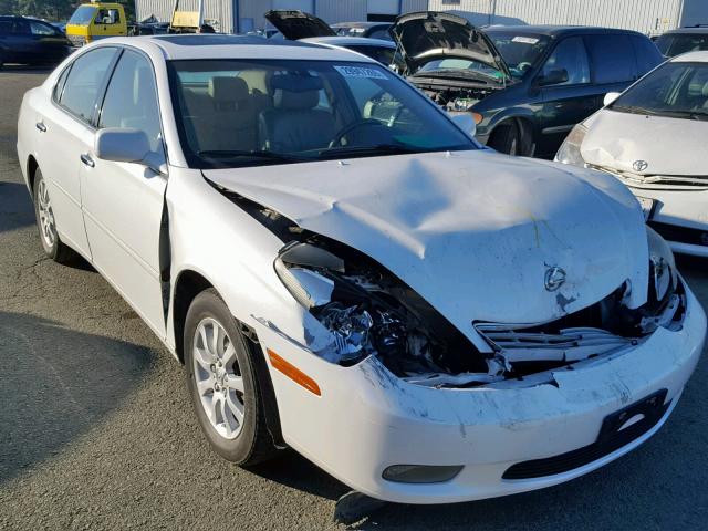 JTHBF30G130113058 - 2003 LEXUS ES 300 WHITE photo 1