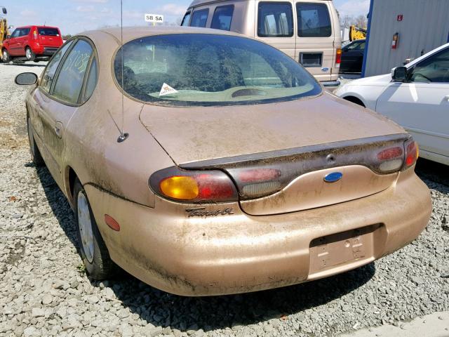 1FALP52U1TA240930 - 1996 FORD TAURUS GL TAN photo 3