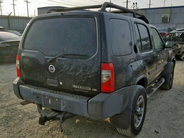 5N1MD28Y02C542272 - 2002 NISSAN XTERRA SE BLACK photo 4