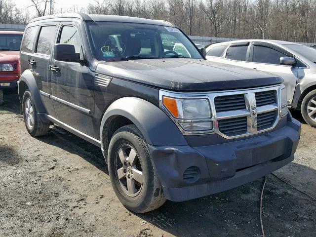 1D8GU28K27W601228 - 2007 DODGE NITRO SXT BLACK photo 1