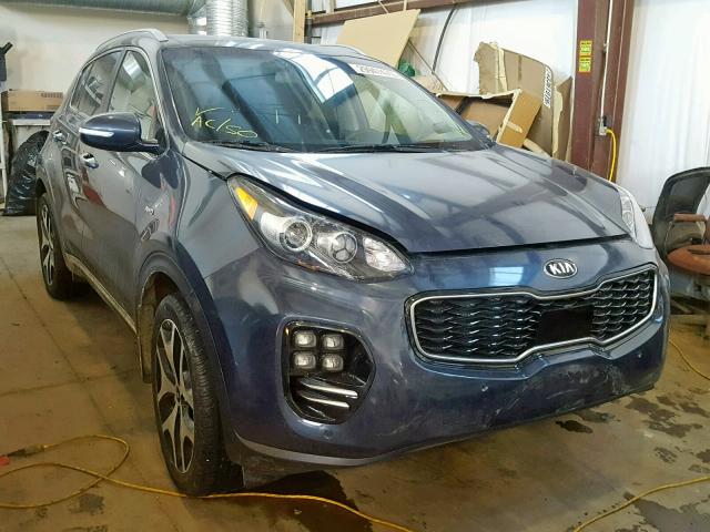 KNDPRCA63H7251929 - 2017 KIA SPORTAGE S BLUE photo 1