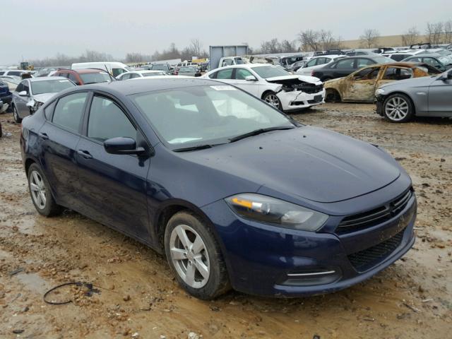 1C3CDFBA9GD605104 - 2016 DODGE DART SXT BLUE photo 1