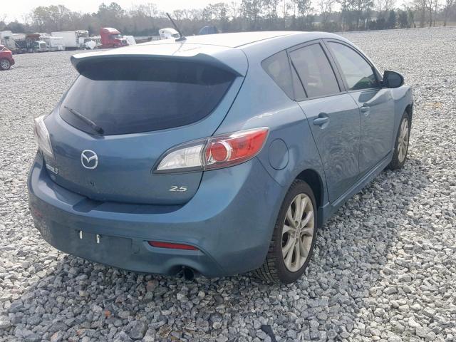 JM1BL1H54A1238807 - 2010 MAZDA 3 S GRAY photo 4