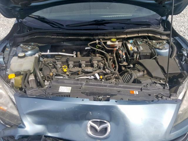 JM1BL1H54A1238807 - 2010 MAZDA 3 S GRAY photo 7