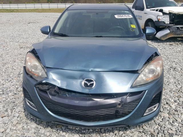 JM1BL1H54A1238807 - 2010 MAZDA 3 S GRAY photo 9