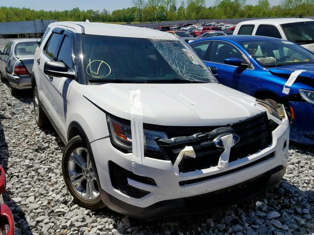 1FM5K8AR1GGC26007 - 2016 FORD EXPLORER P WHITE photo 1