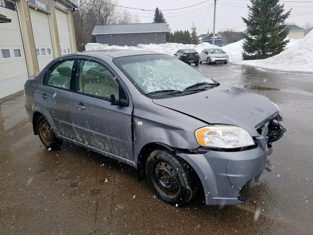 KL1TG55698B238276 - 2008 CHEVROLET AVEO LT GRAY photo 1