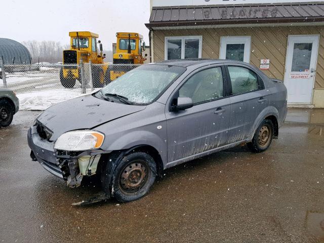 KL1TG55698B238276 - 2008 CHEVROLET AVEO LT GRAY photo 2