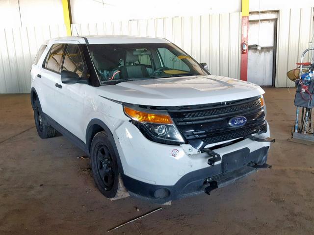 1FM5K8AR1DGC73758 - 2013 FORD EXPLORER P WHITE photo 1