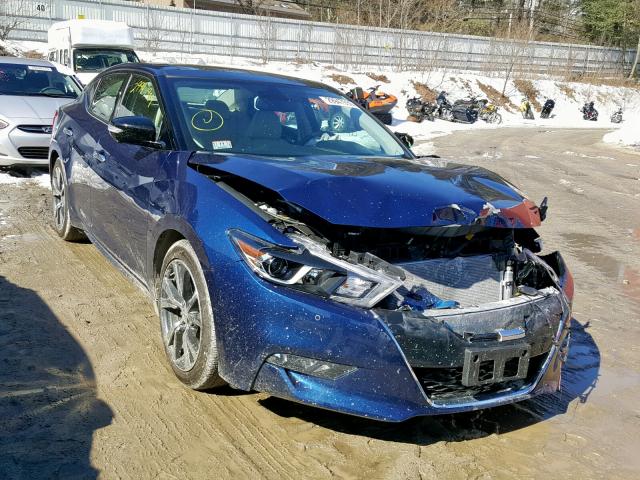 1N4AA6AP0HC442812 - 2017 NISSAN MAXIMA 3.5 BLUE photo 1