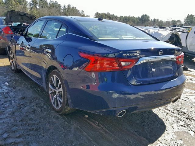 1N4AA6AP0HC442812 - 2017 NISSAN MAXIMA 3.5 BLUE photo 3