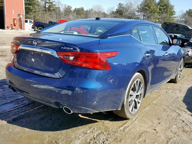 1N4AA6AP0HC442812 - 2017 NISSAN MAXIMA 3.5 BLUE photo 4