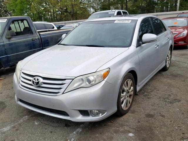 4T1BK3DB1BU386810 - 2011 TOYOTA AVALON BAS SILVER photo 2