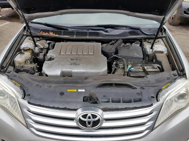 4T1BK3DB1BU386810 - 2011 TOYOTA AVALON BAS SILVER photo 7