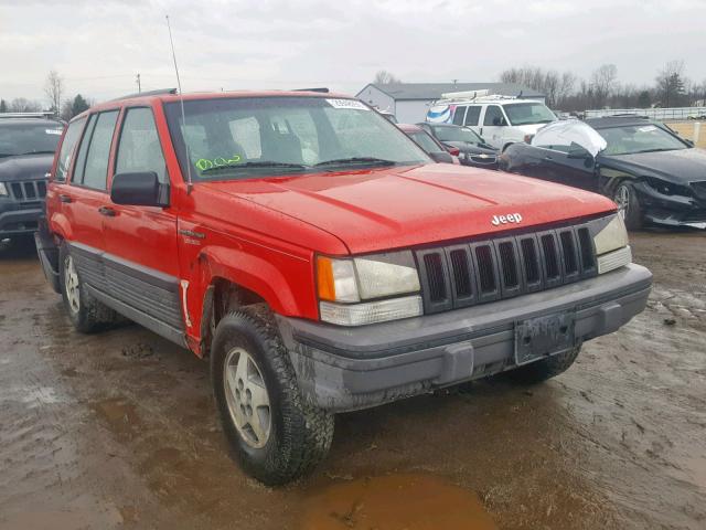 1J4GZ58S8SC503035 - 1995 JEEP GRAND CHER RED photo 1