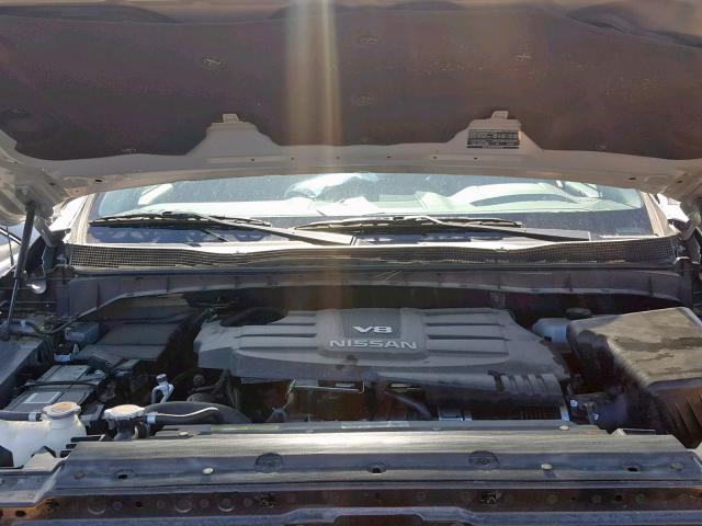 1N6AA1E56HN520226 - 2017 NISSAN TITAN SV SILVER photo 7