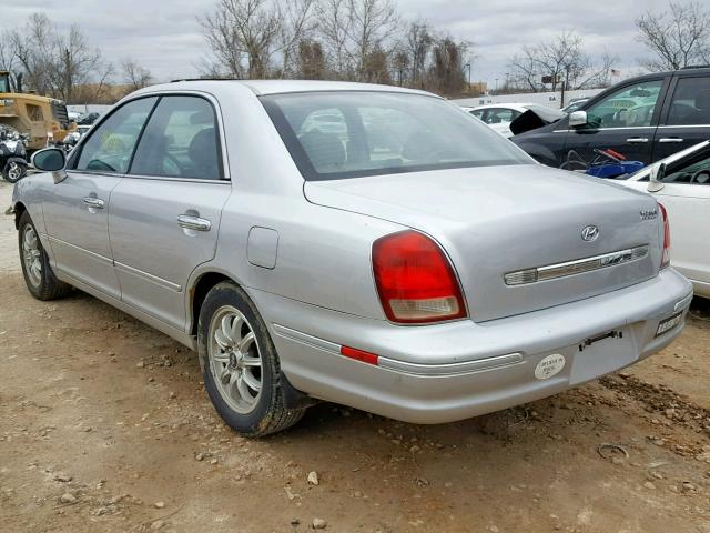 KMHFU45E43A249678 - 2003 HYUNDAI XG 350 SILVER photo 3