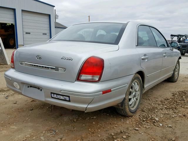 KMHFU45E43A249678 - 2003 HYUNDAI XG 350 SILVER photo 4