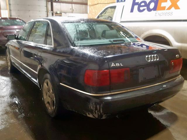 WAUML54D21N011280 - 2001 AUDI A8 L QUATT BLACK photo 3