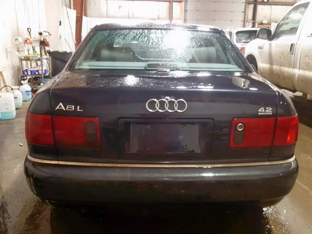 WAUML54D21N011280 - 2001 AUDI A8 L QUATT BLACK photo 9