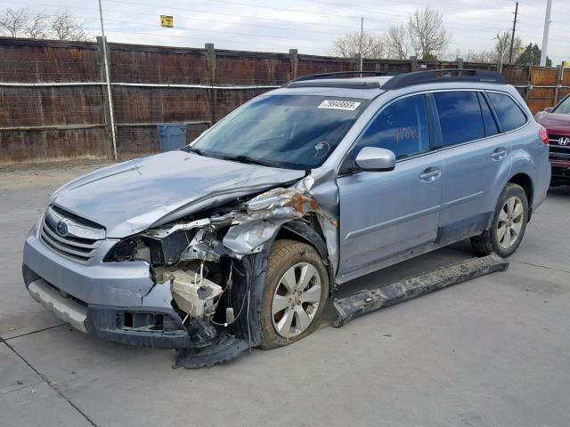 4S4BRDKC2C2287455 - 2012 SUBARU OUTBACK 3. SILVER photo 2