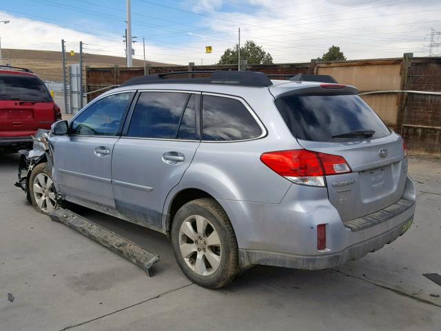 4S4BRDKC2C2287455 - 2012 SUBARU OUTBACK 3. SILVER photo 3