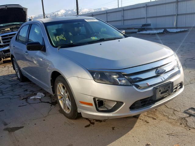 3FAHP0GA7AR134783 - 2010 FORD FUSION S SILVER photo 1