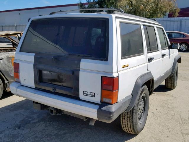 1J4FJ78S8ML532388 - 1991 JEEP CHEROKEE L WHITE photo 4