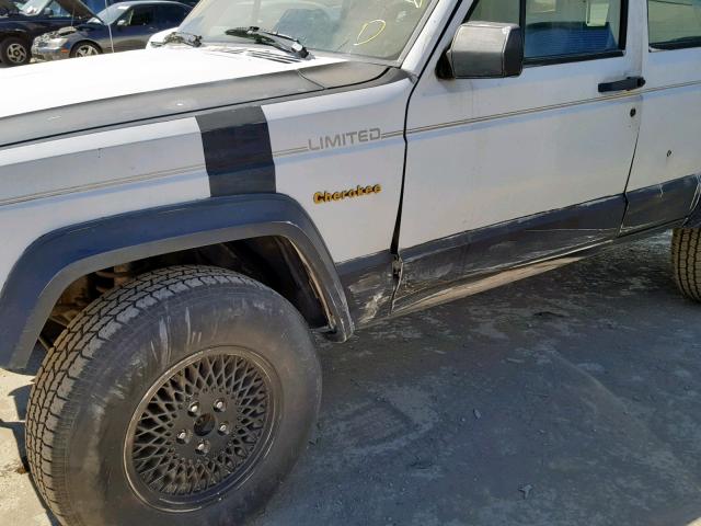 1J4FJ78S8ML532388 - 1991 JEEP CHEROKEE L WHITE photo 9