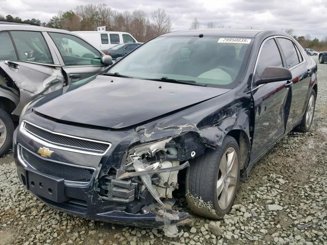 1G1ZB5E13BF281218 - 2011 CHEVROLET MALIBU LS შავი ფოტო 2