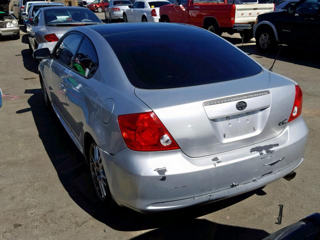 JTKDE177770191477 - 2007 TOYOTA SCION TC ვერცხლისფერი ფოტო 3
