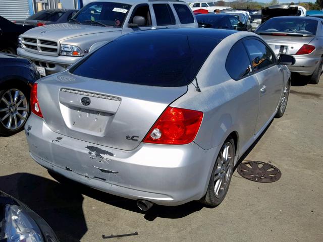 JTKDE177770191477 - 2007 TOYOTA SCION TC ვერცხლისფერი ფოტო 4