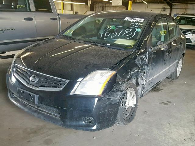 3N1AB6AP8CL765772 - 2012 NISSAN SENTRA 2.0 BLACK photo 2