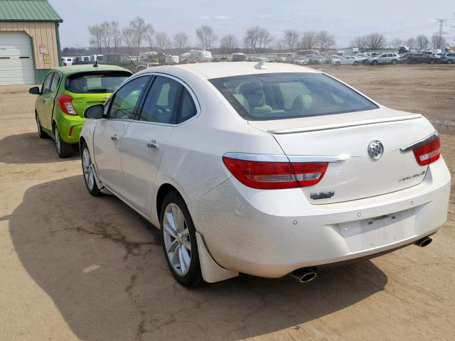 1G4PT5SVXE4179655 - 2014 BUICK VERANO PRE WHITE photo 3