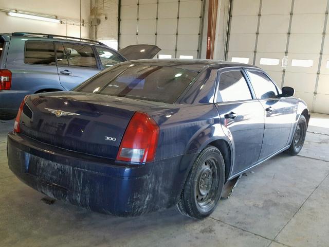 2C3LA43R46H463005 - 2006 CHRYSLER 300 BLUE photo 4