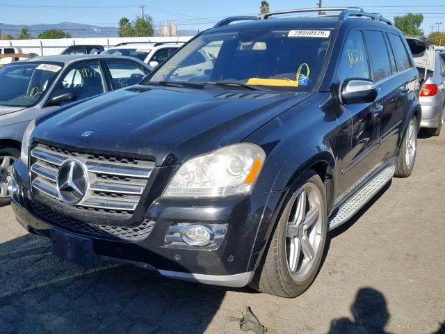 4JGBF86E69A528332 - 2009 MERCEDES-BENZ GL 550 4MA BLACK photo 2