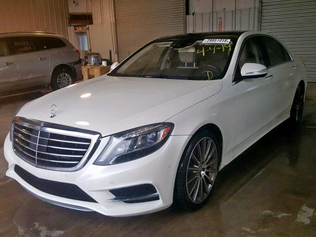 WDDUG8CB4GA216033 - 2016 MERCEDES-BENZ S 550 WHITE photo 2