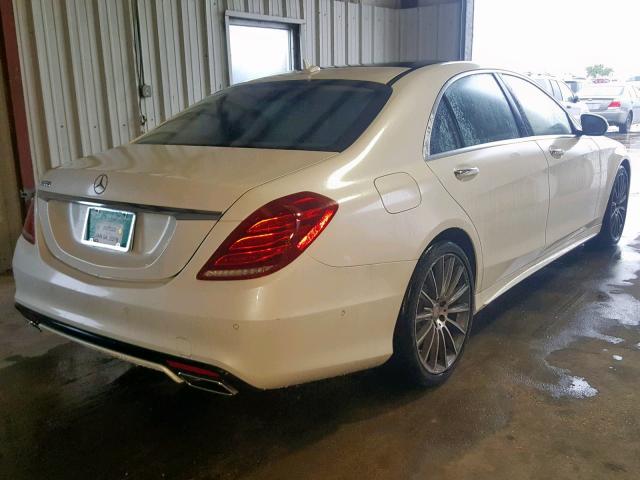 WDDUG8CB4GA216033 - 2016 MERCEDES-BENZ S 550 WHITE photo 4