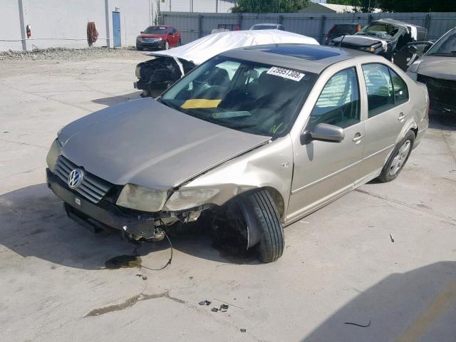 3VWSK69M34M112500 - 2004 VOLKSWAGEN JETTA GLS GOLD photo 2