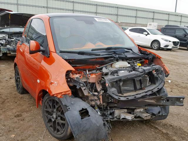 WMEFJ5DA8GK055464 - 2016 SMART FORTWO ORANGE photo 1