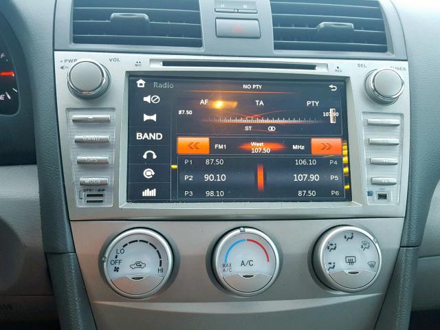 4T4BF3EK5BR204390 - 2011 TOYOTA CAMRY BASE GRAY photo 9